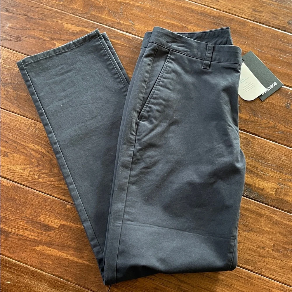 Bonobos Slim Stretched Wash Chinos - Navy - Picture 6 of 8
